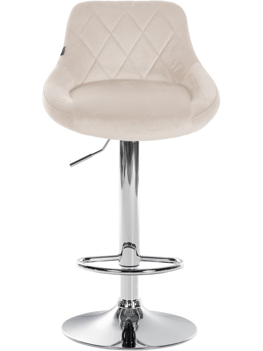 Baarijakkara Lazio samettikromi, kermanvärinen