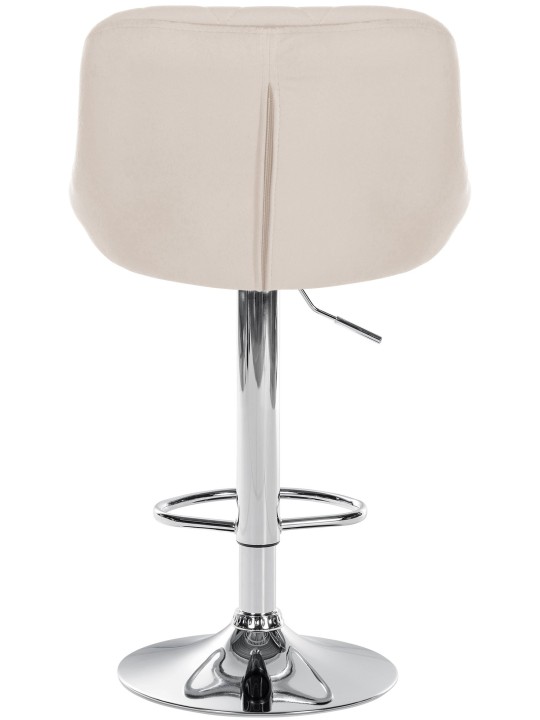 Baarijakkara Lazio samettikromi, kermanvärinen