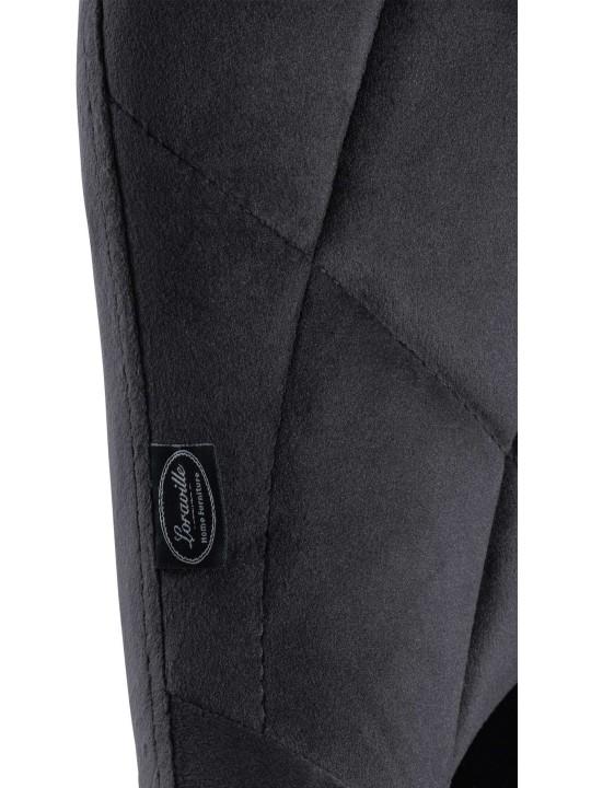 Baarijakkara Lazio samettia, tummanharmaa