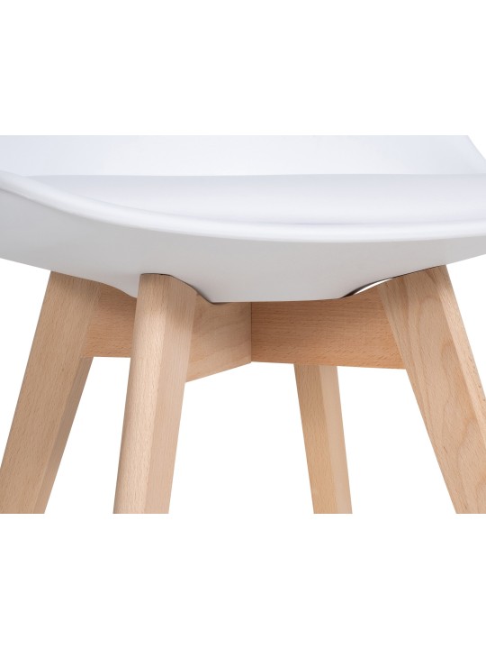 6 Ramsey-ruokailutuolin setti, valkoinen