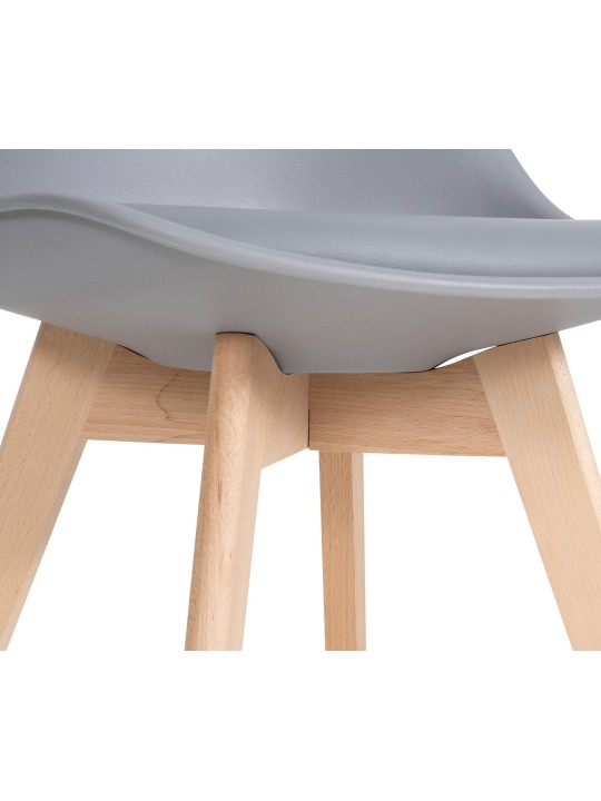 6 Ramsey-ruokailutuolin setti, harmaa