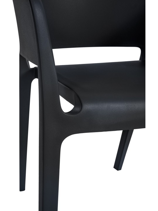 Puebla pinottava tuoli, musta