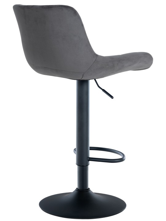 2 baarijakkaran sarja Tover velvet, tummanharmaa