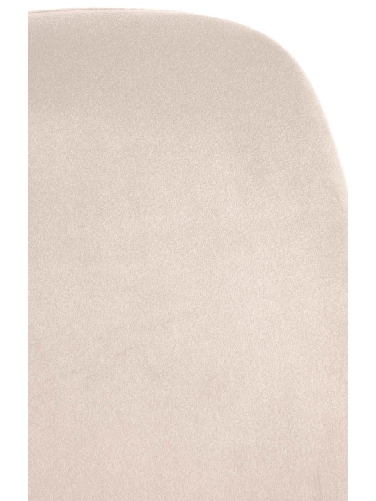 Victoria samettinen ruokapöydän tuoli, kermanvärinen