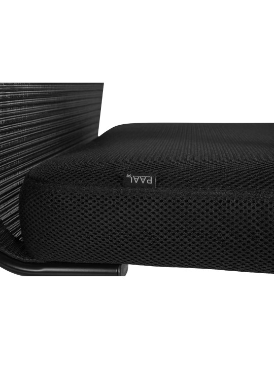 2 vierailijatuolin setti Denny, musta 2 vierailijatuolin setti Denny, musta