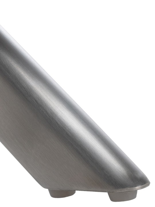 Ruokasalin tuoli Swing sametti ruostumatonta terästä, musta