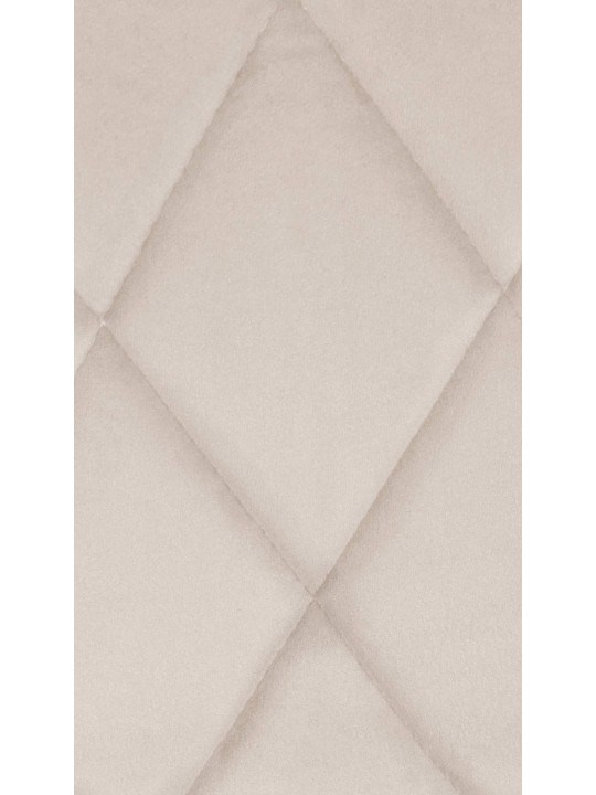 Baarijakkara Lazio samettia, kermanvärinen