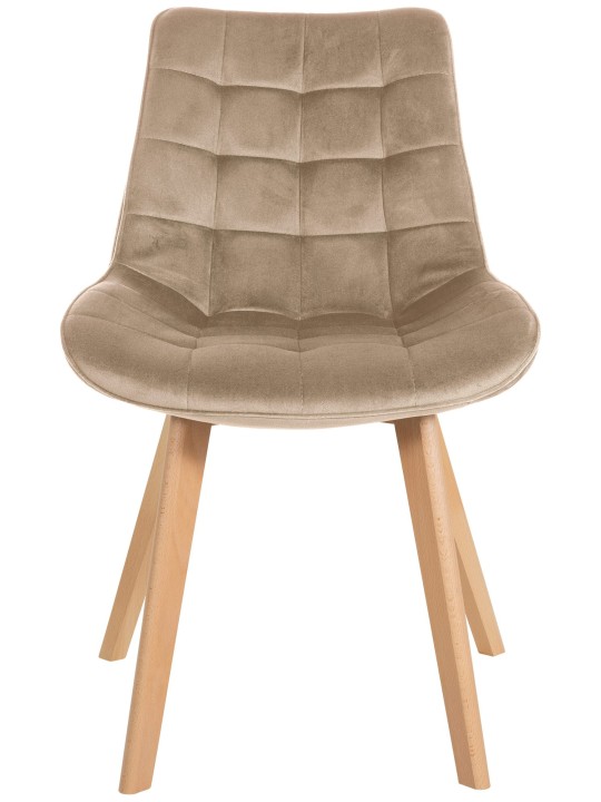 Brook samettituoli, ruskea