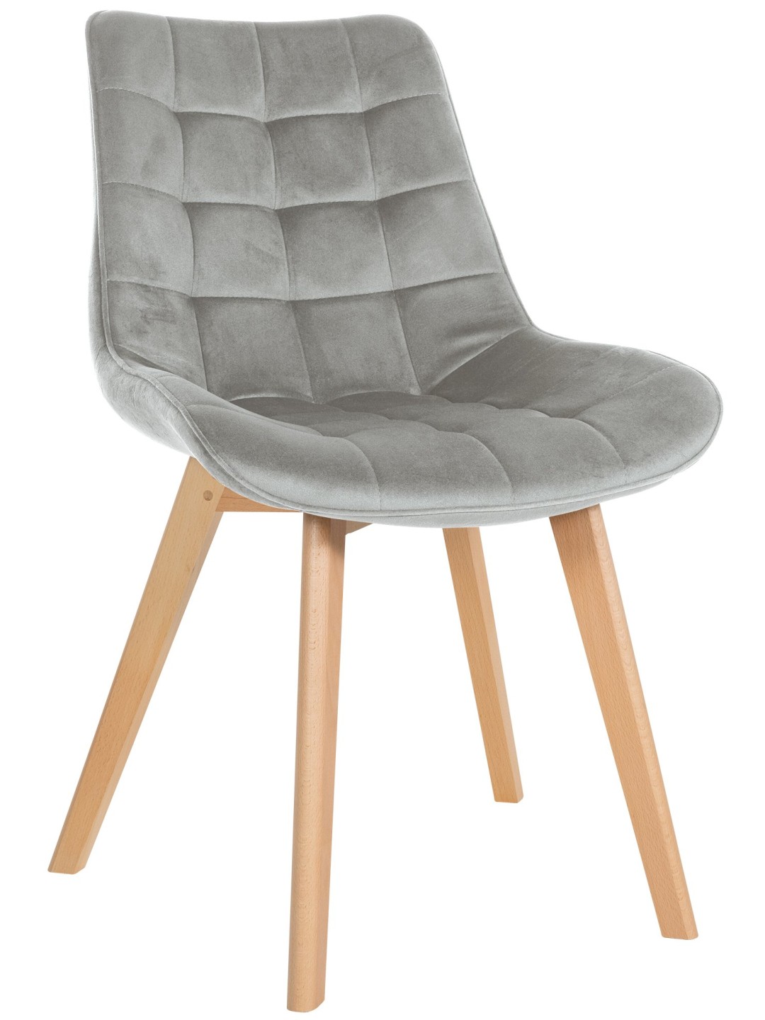 Brook samettituoli, harmaa