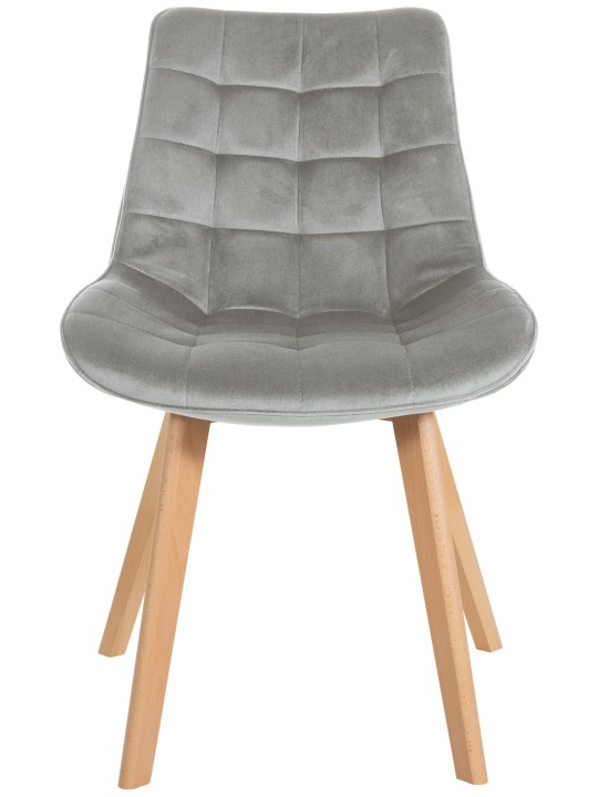 Brook samettituoli, harmaa