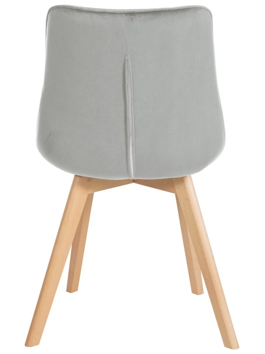 Brook samettituoli, harmaa