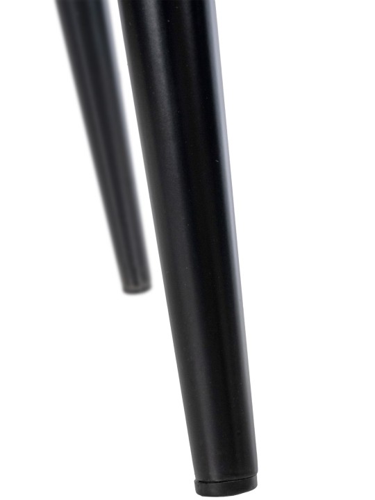 Stanley samettinen ruokapöydän tuoli, kermanvärinen