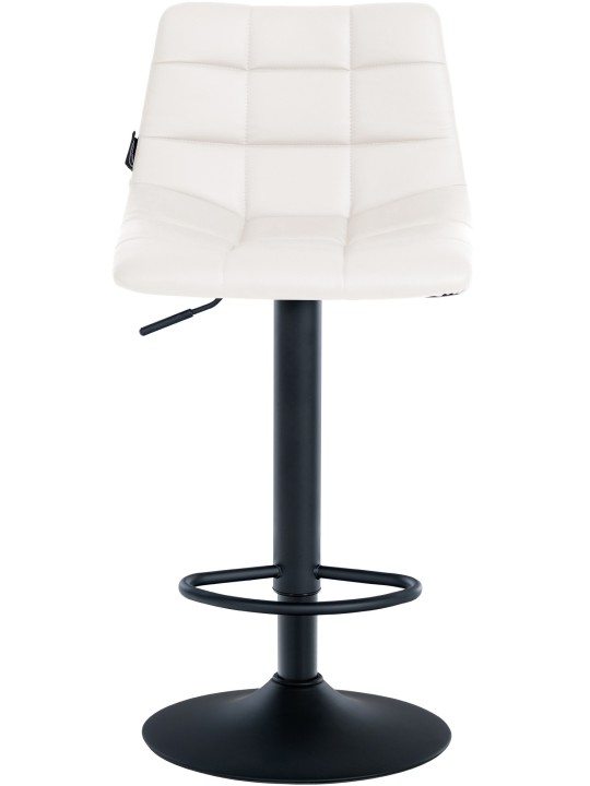 2 baarituolia Jerry keinonahkaa, valkoinen
