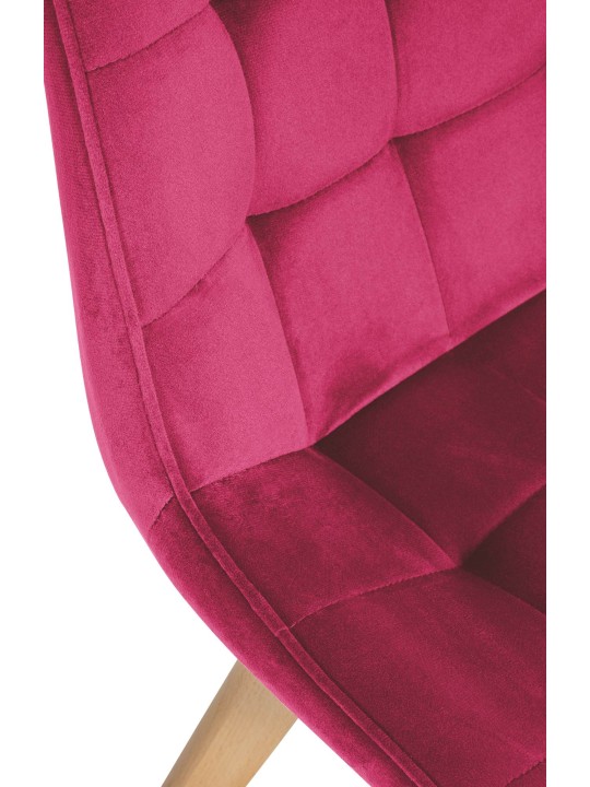 2 tuolin setti Brook velvet, punainen