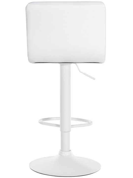 2 baarijakkaran setti Feni keinonahkaa, valkoinen