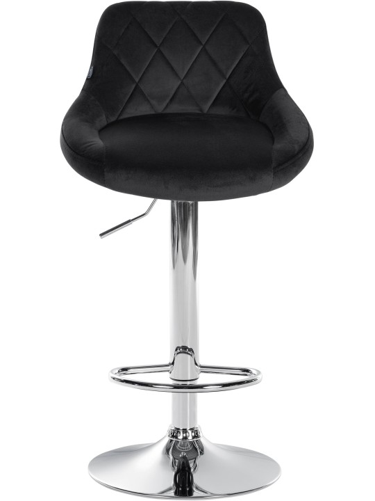 2 baarijakkaran sarja Lazio samettikromi, musta