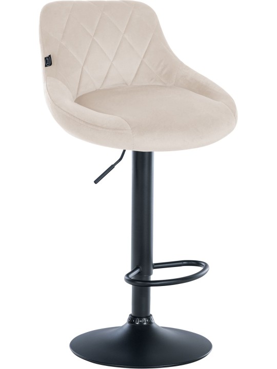 2 baarijakkaran setti Lazio velvet, kermanvärinen