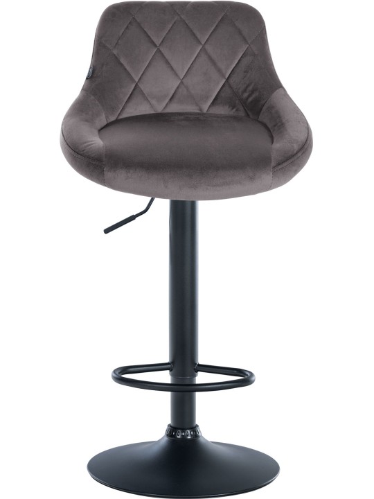 2 baarijakkaran setti Lazio velvet, harmaa