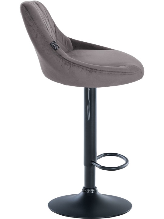 2 baarijakkaran setti Lazio velvet, harmaa