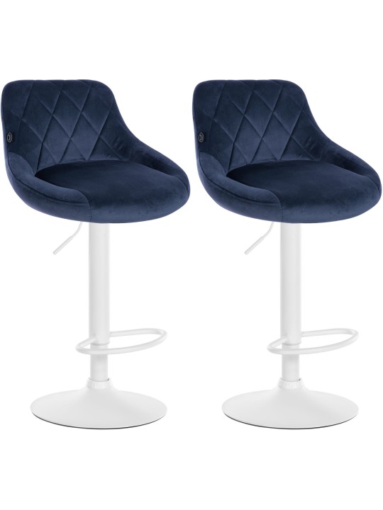 2 baarijakkaran setti Lazio velvet, sininen 2 baarijakkaran setti Lazio velvet, sininen