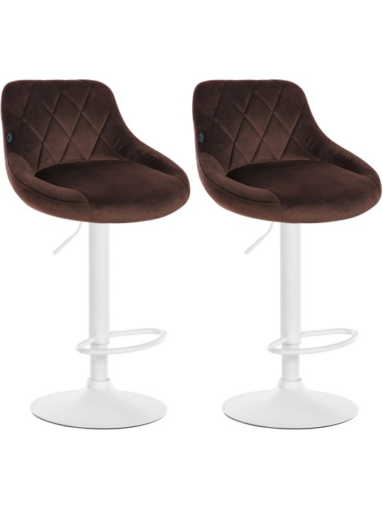2 baarijakkaran setti Lazio velvet, ruskea 2 baarijakkaran setti Lazio velvet, ruskea