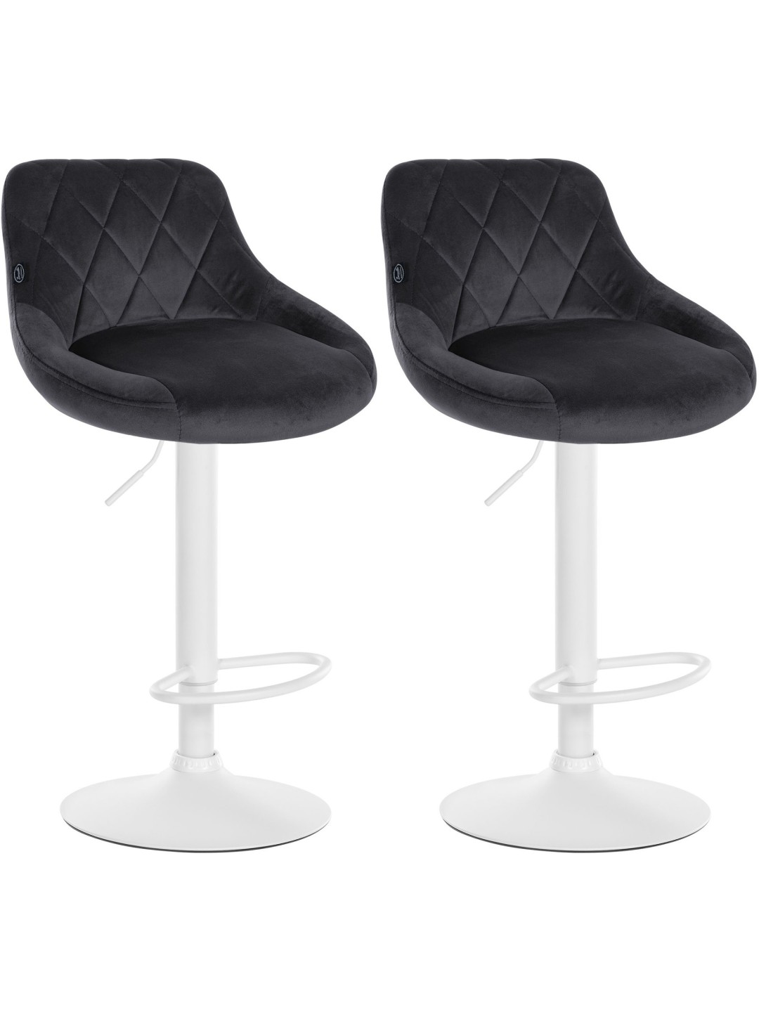2 baarijakkaran setti Lazio velvet, tummanharmaa