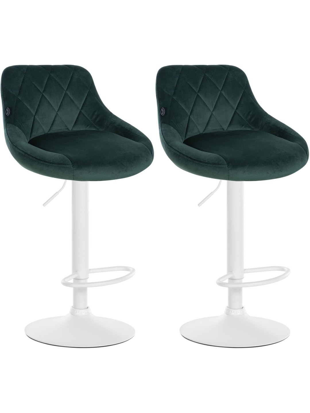 2 baarijakkaran setti Lazio velvet, tummanvihreä