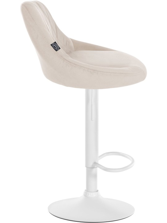 2 baarijakkaran setti Lazio velvet, kermanvärinen