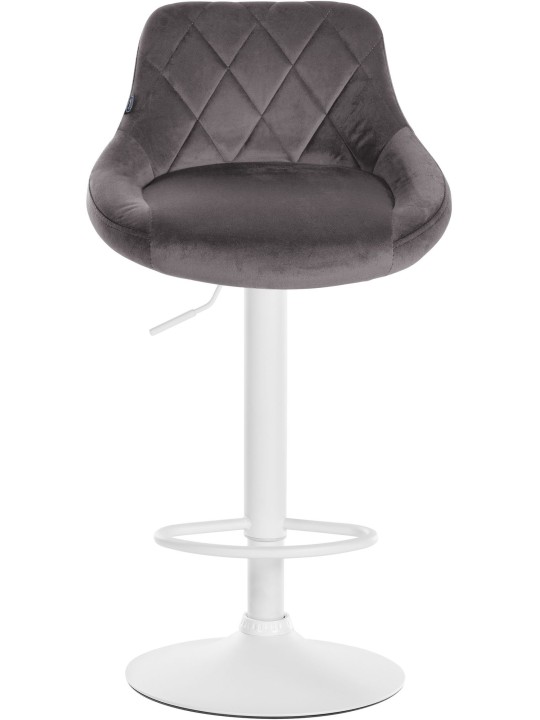 2 baarijakkaran setti Lazio velvet, harmaa