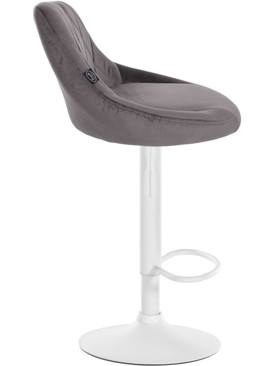2 baarijakkaran setti Lazio velvet, harmaa