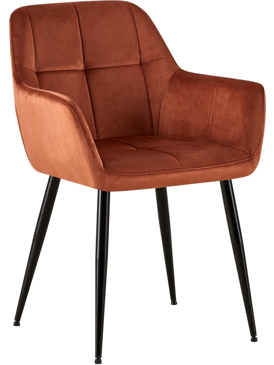 Emia samettivierastuoli, ruskea