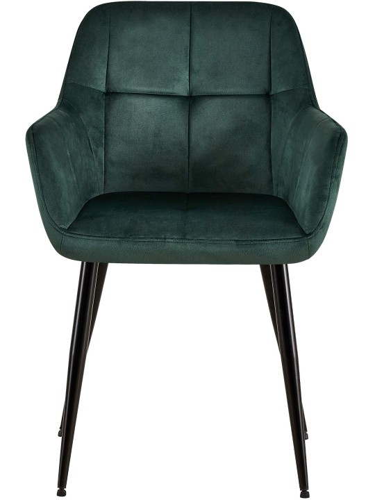 Emia samettivierastuoli, vihreä