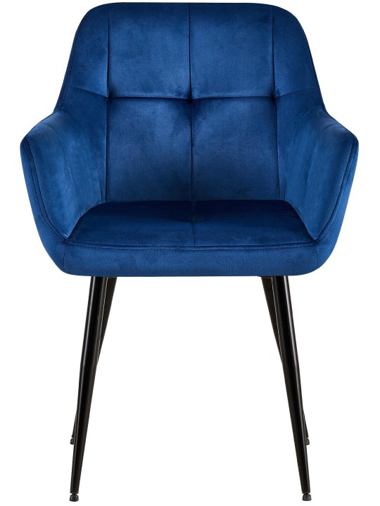 Emia samettivierastuoli, sininen Emia samettivierastuoli, sininen