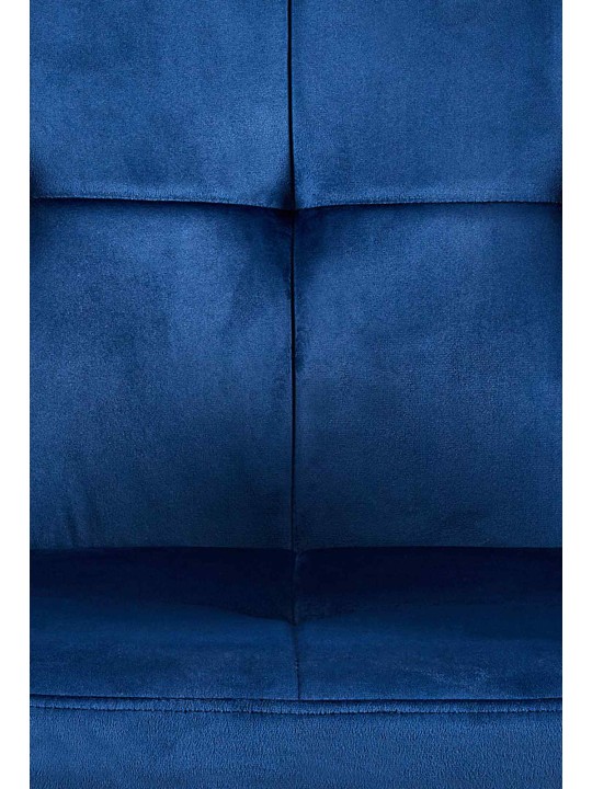 Emia samettivierastuoli, sininen Emia samettivierastuoli, sininen