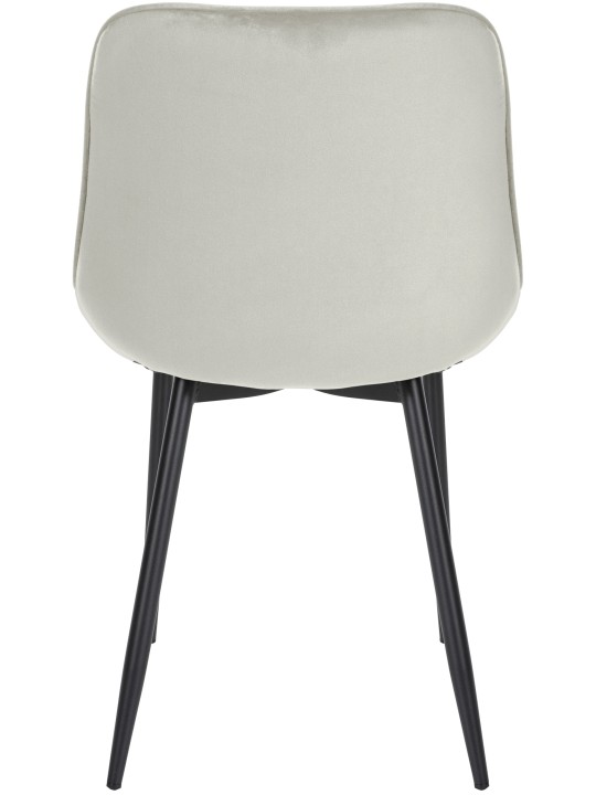 4 tuolin setti Springs Velvet, kermanvärinen