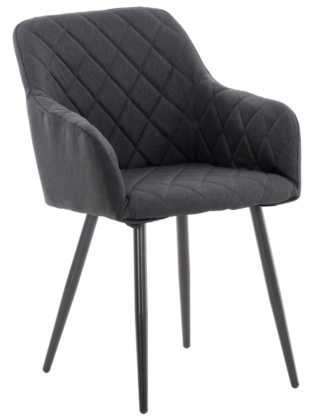 Shila kangas ruokatuoli, musta