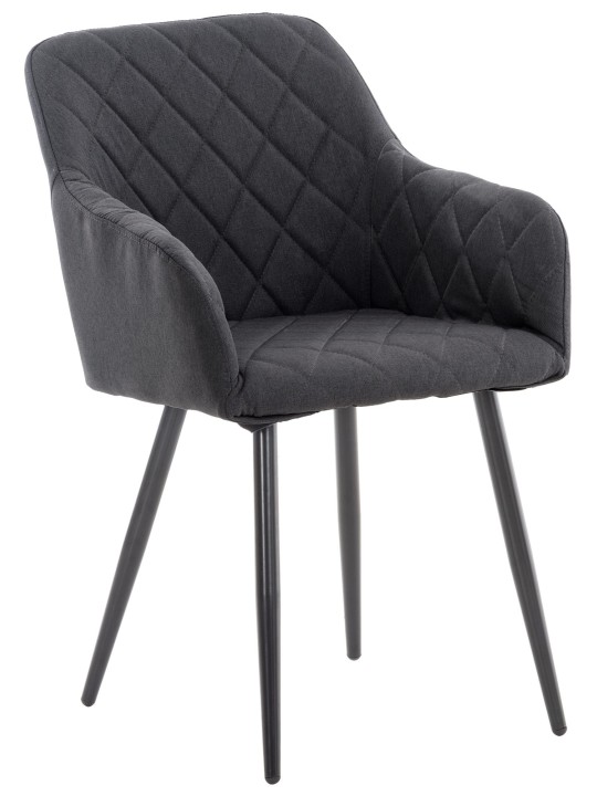 Shila kangas ruokatuoli, musta