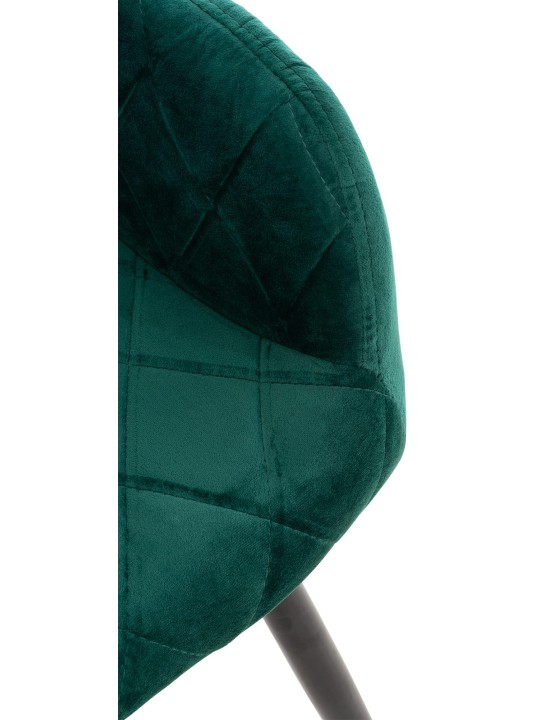Shila samettinen ruokatuoli, vihreä