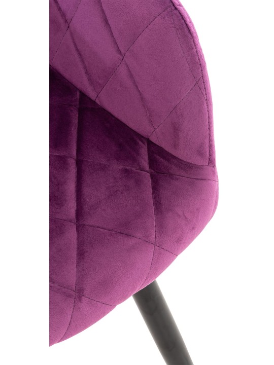 Shila samettinen ruokatuoli, liila