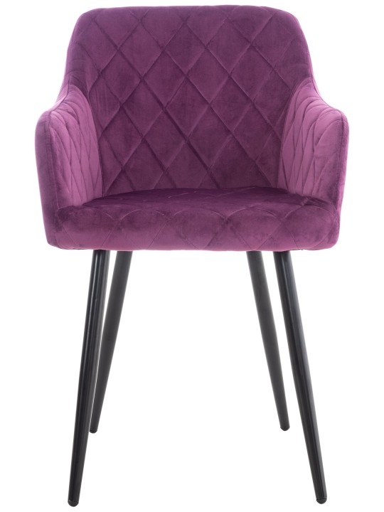 Sarja 2 ruokasalin tuolia Shila velvet, liila Sarja 2 ruokasalin tuolia Shila velvet, liila