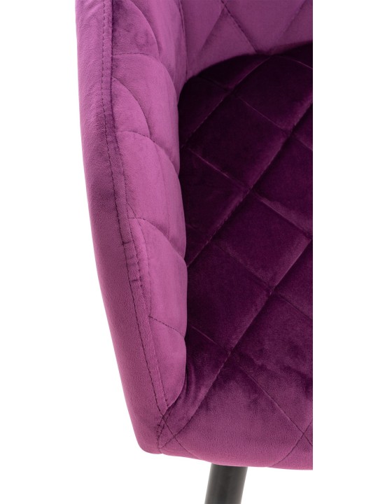 Sarja 2 ruokasalin tuolia Shila velvet, liila Sarja 2 ruokasalin tuolia Shila velvet, liila