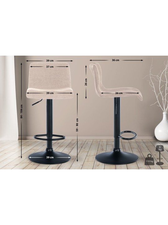 Baarijakkara Branford kangas, kermanvärinen Baarijakkara Branford kangas, kermanvärinen