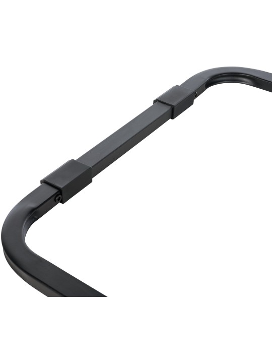 XL vierailijatuoli Anubis kangas, musta/musta