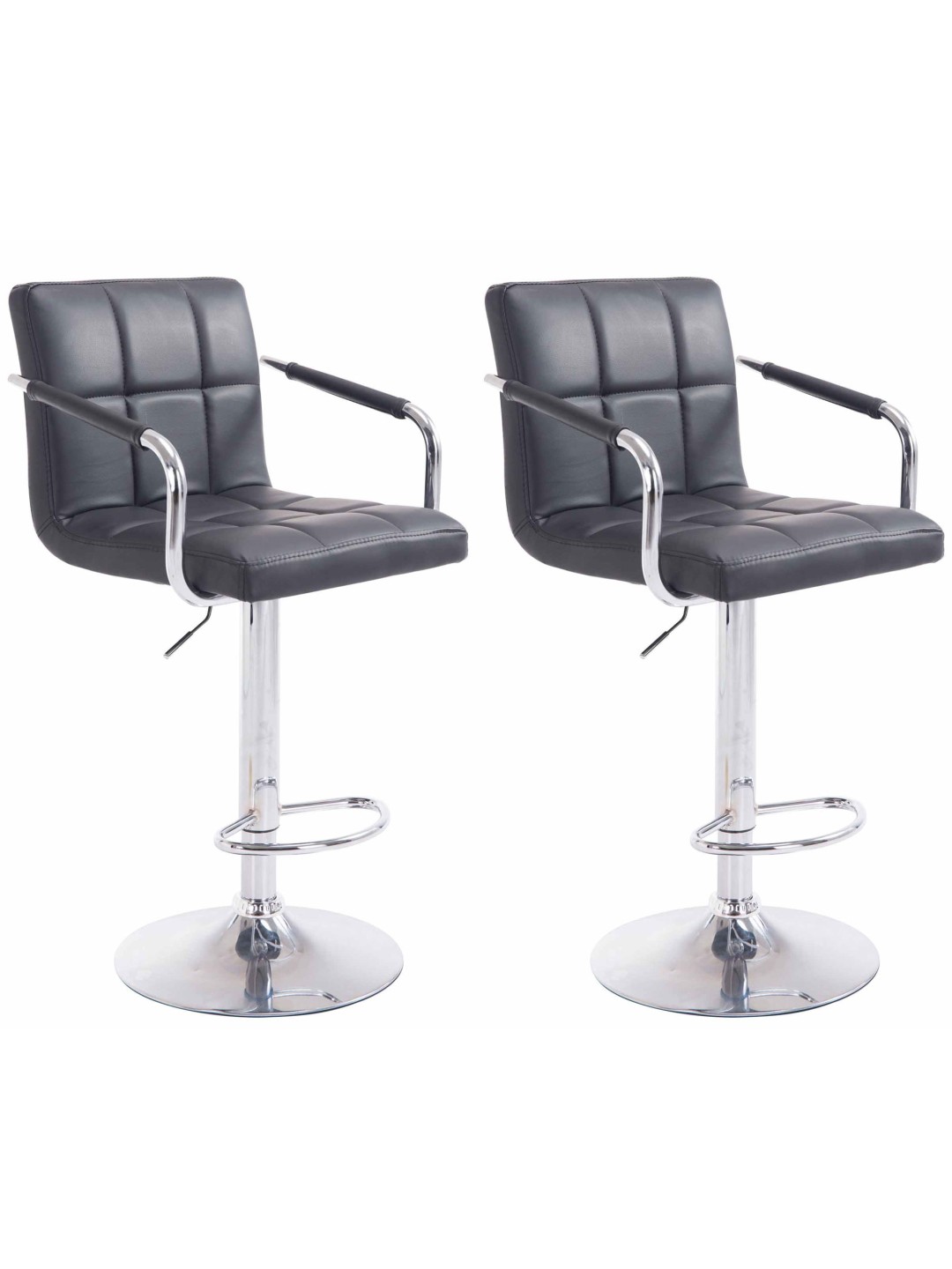 2 baarijakkaran sarja Lucy V2 kromi, musta