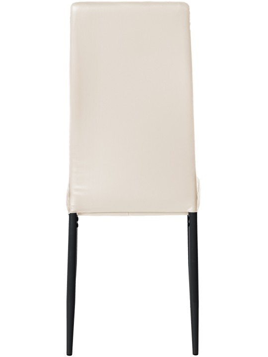Set of 4 dining chairs Mayfair faux leather, kermanvärinen