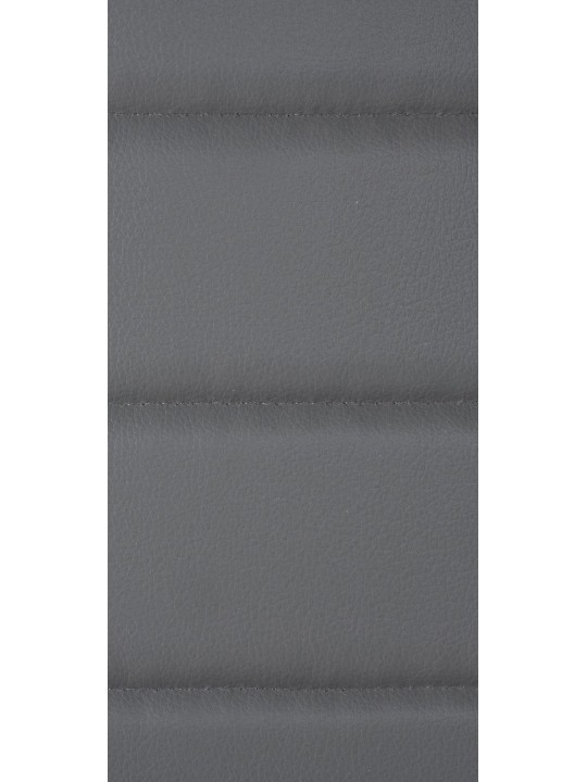 6 Mayfair keinonahkaisen ruokapöydän tuolin setti, harmaa