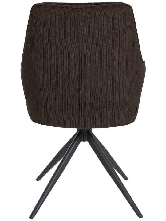 Jules kangas ruokapöydän tuoli, ruskea