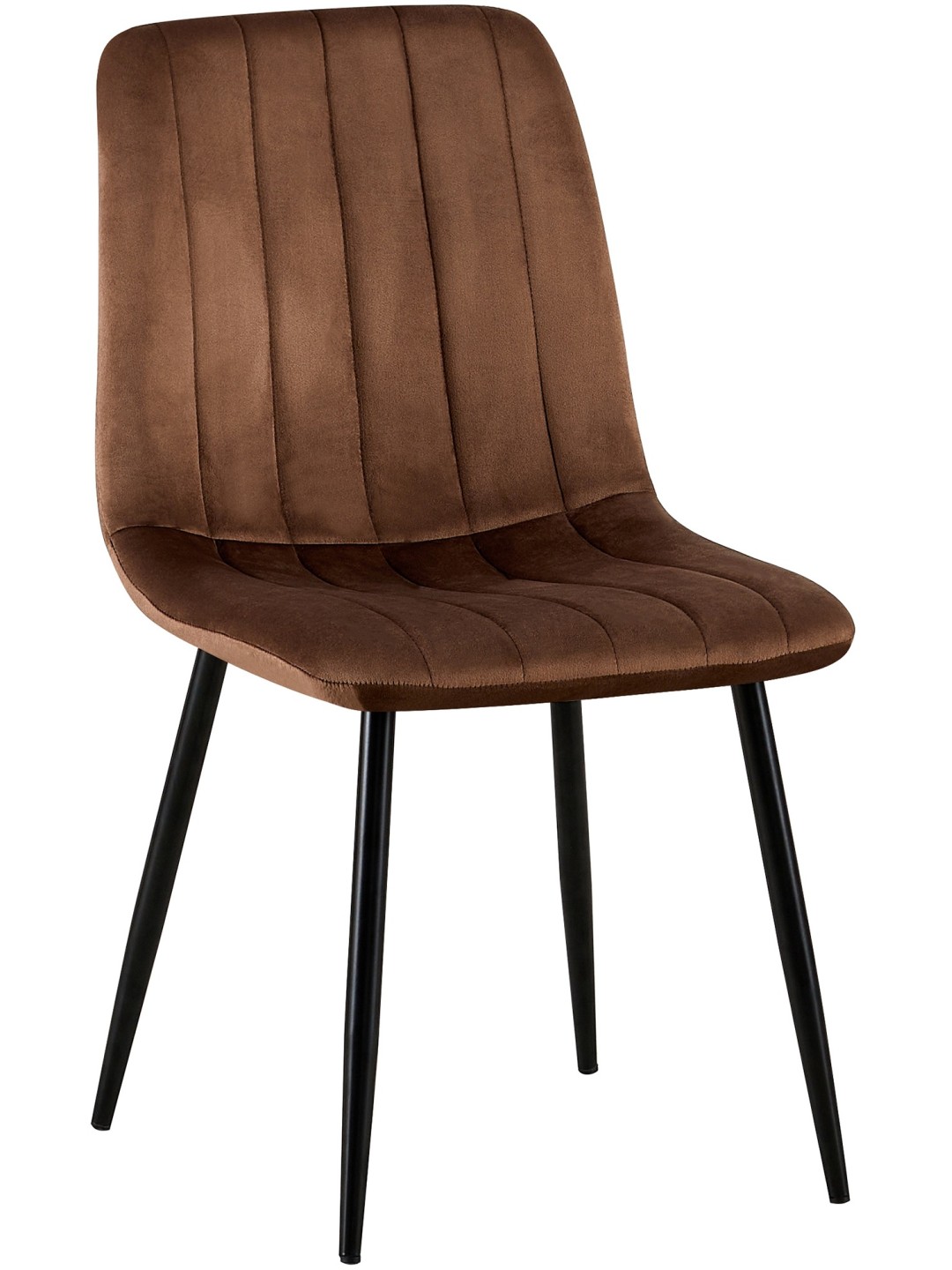 Dijon samettituoli, ruskea