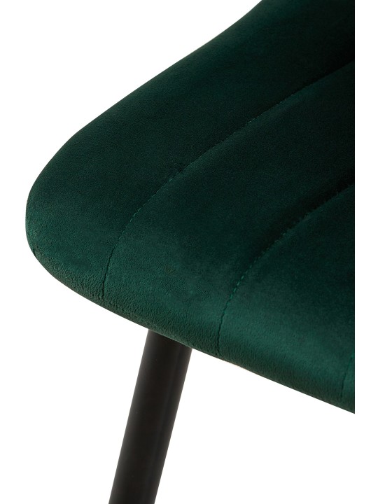 4 tuolin setti Dijon velvet, vihreä
