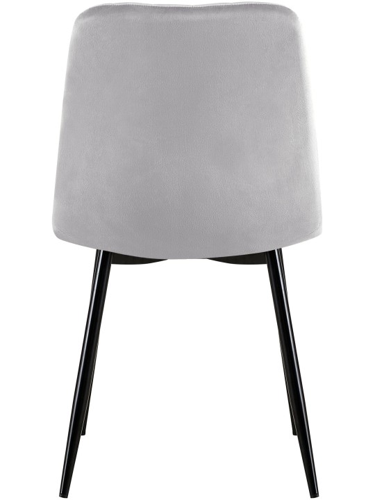 4 tuolin setti Dijon velvet, harmaa